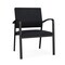 Lesro Newport Wide Guest Chair Metal Frame, Black, MD Black Upholstery NP1201 - alternate 1